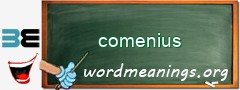 WordMeaning blackboard for comenius